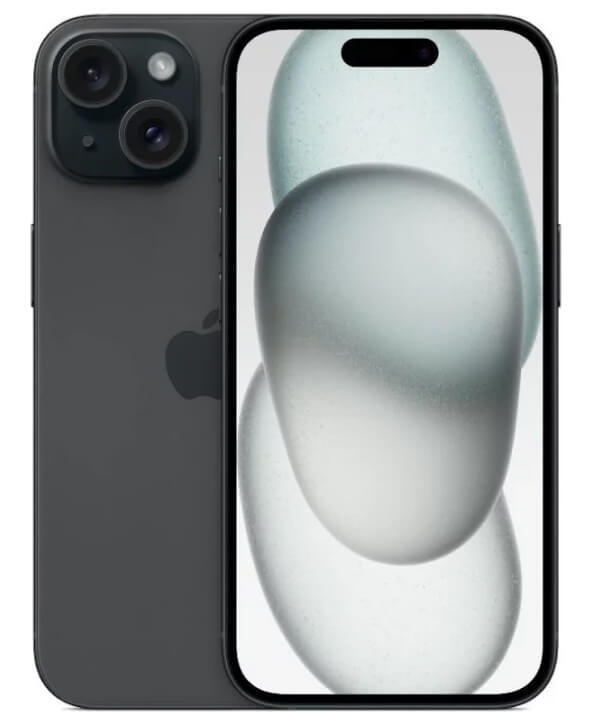 картинка Смартфон Apple iPhone 15 128GB черный от магазина iBox – техника Apple в г. Волхов